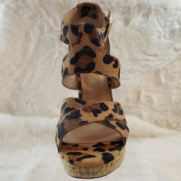 Steve Madden KLoudd-L Pony Hair Wedge Sandal - Picture 9 of 9